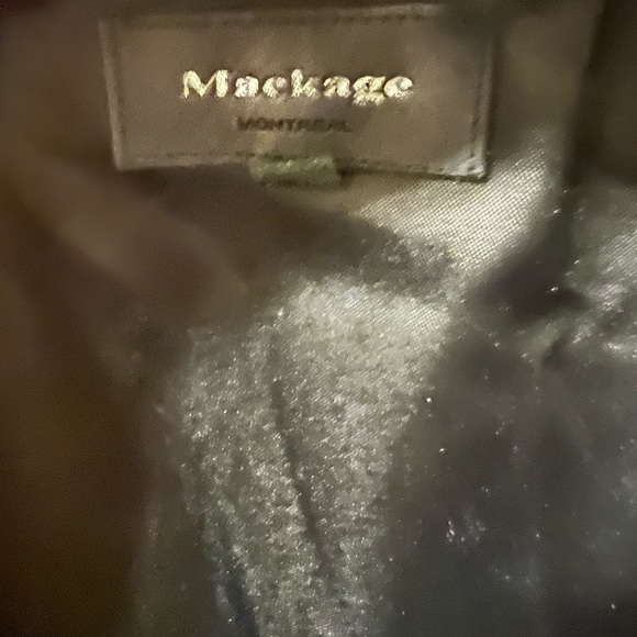 Mackage classic fine Italian wool and leather coat size Sin great condition - Picture 3 of 15